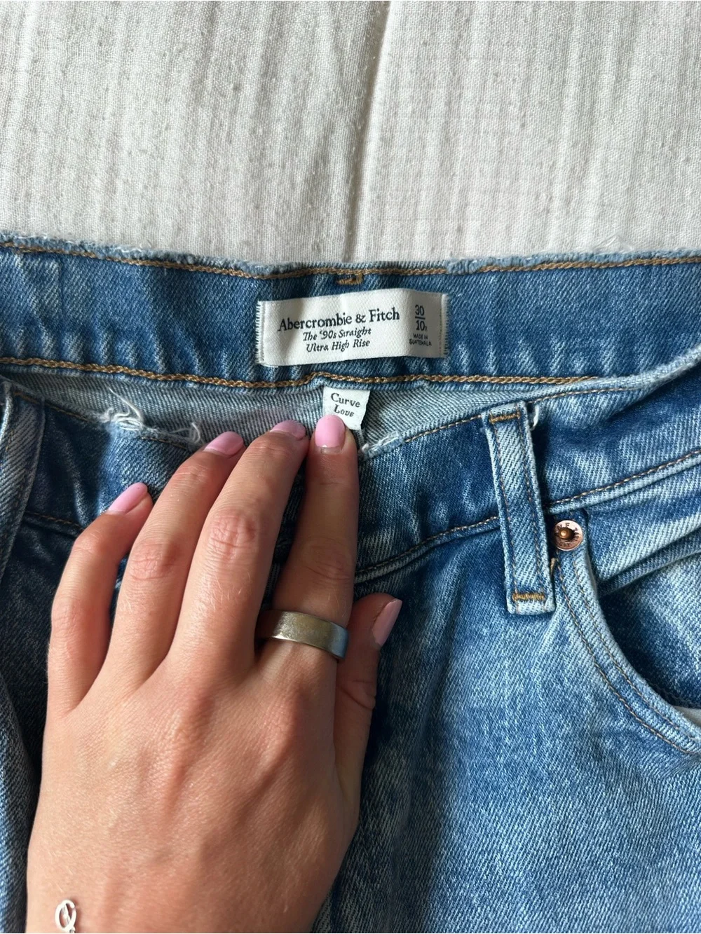 Abercrombie curve love jeans